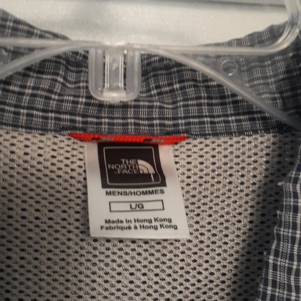 The North Face Plaid Button Down Shirt SIZE L Long Sleeve Outdoor Hiking